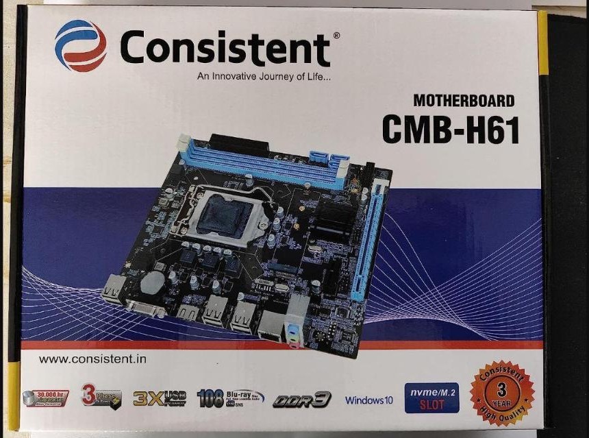 Consistent DDR3 Motherboard CMB-H61